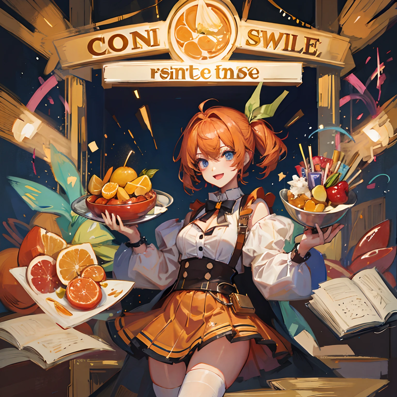 character from the game Gacha Club sour marmalade