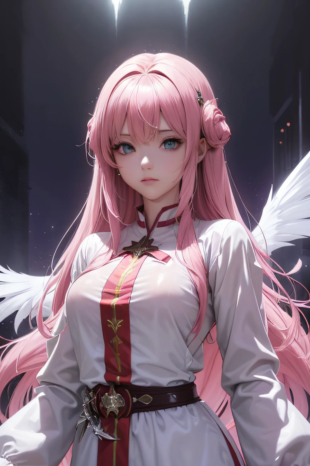 Sexy age girl in holy saint clothes, see through shirts, Wet white clothes, Magical, Fantasy Anime. 2 hands or less, no more than 5 fingers on each hand,, Anime theme for the Doom series.