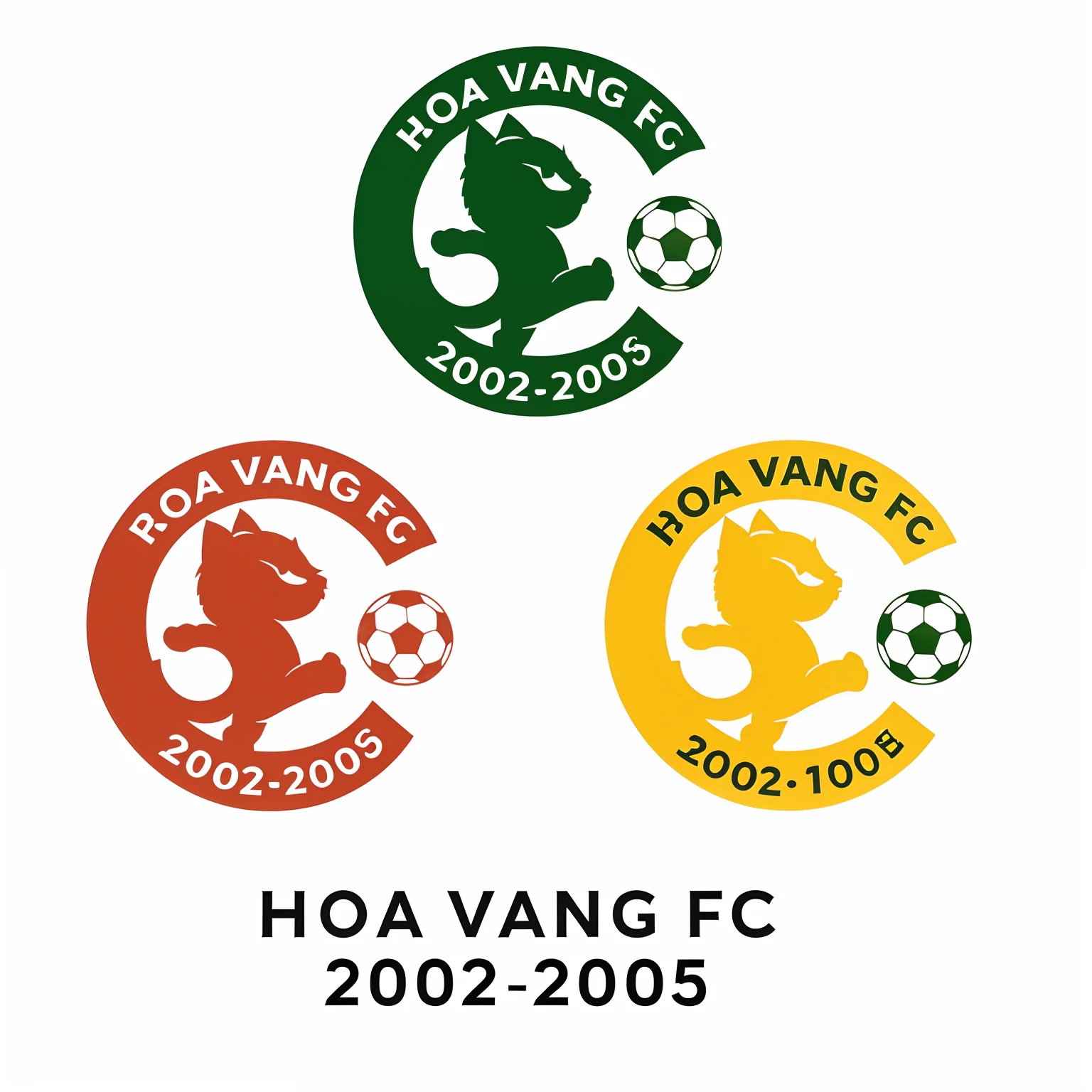 Logo cat HOA VANG FC football