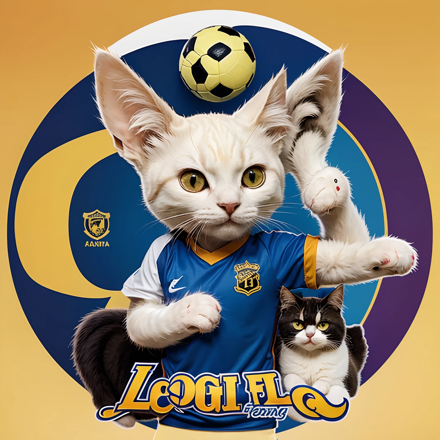 Logo foolball Team HOA VANG FC cat