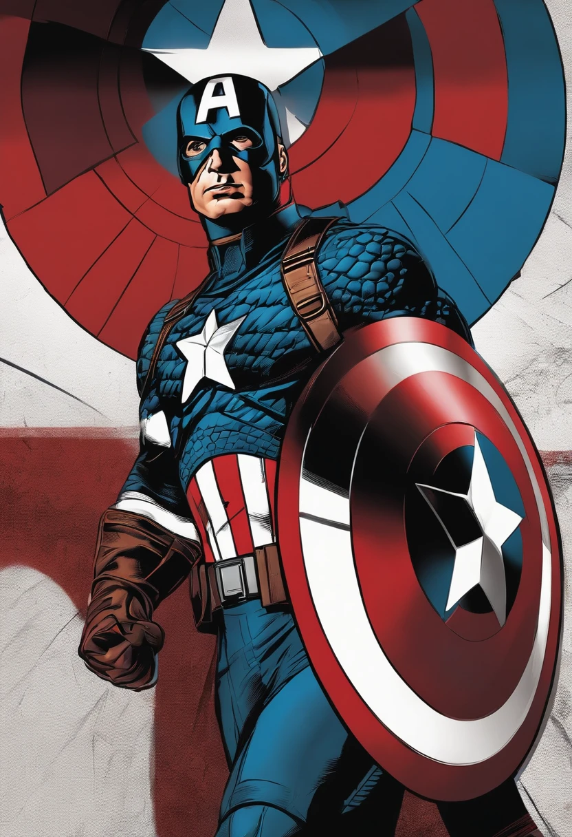 Change background Captain America