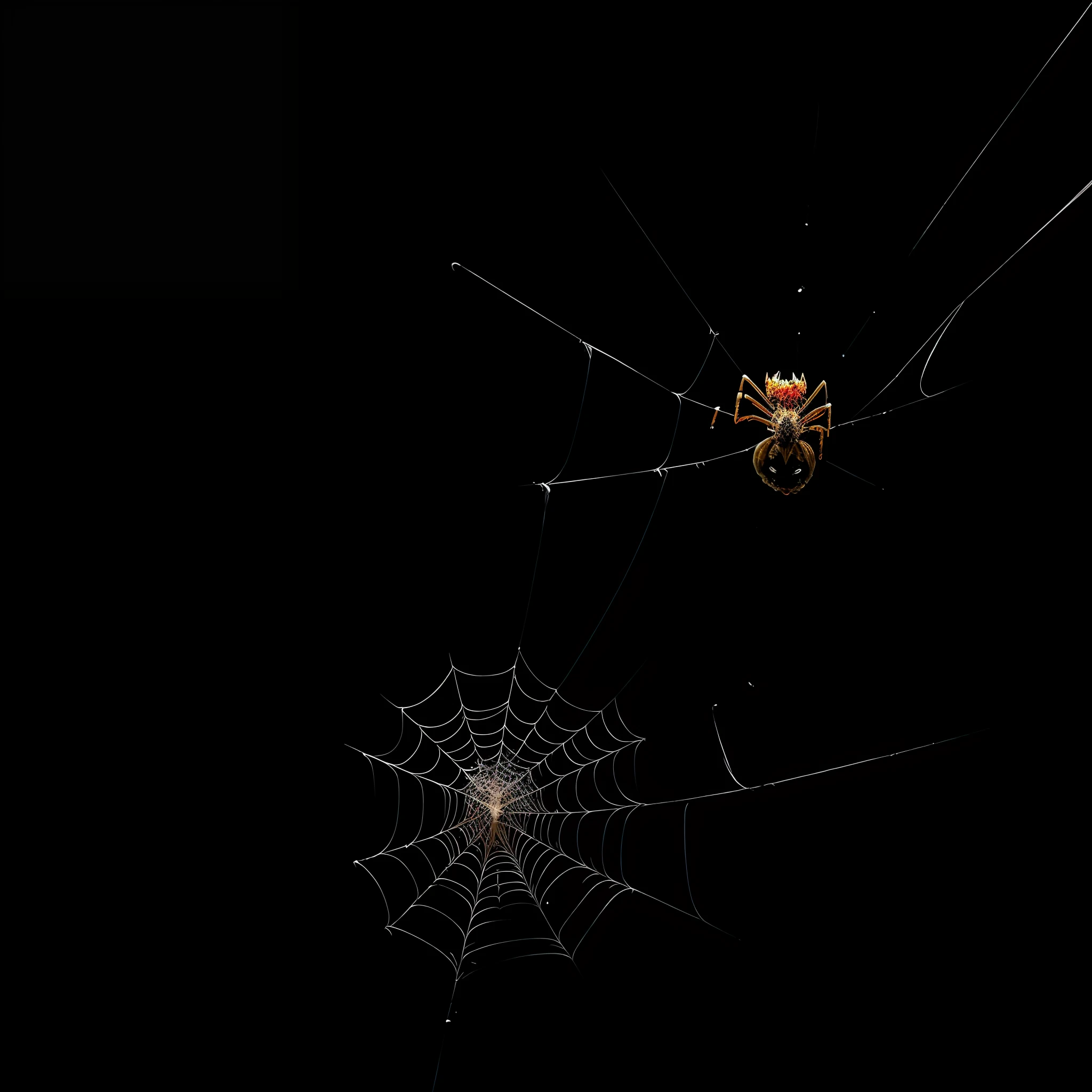 Spider hitting a blunt