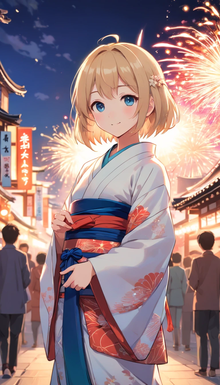 Prompt:
{best quality}, {{masterpiece}}, {highres}, extremely detailed girl, extremely detailed boy, sharp focus,{{{{{{{Japanese fireworks festival}}}}}}}, {{cinematiclighting}}, {{{characters{{{girl and guy boy}}}},{{{crowd in back ground}}}} {{{beautiful traditional kimono}}}, pants, standing, light smile, closed mouth, beautiful detailed eyes, blue eyes, {{{{{sharp focus}}}}}, {loli},{shota}, {{{{{masterpiece illustration}}}}}, {{{{medium shot}}}}, shiny hair, short hair, blonde hair, {{{black and white}}}, comic screen tone, {{{{{{grey scale}}}}}}, {{{line art}}}, {{{Indian boy with brown skin tone}}}, {{{{Japanese girl with white skin tone}}}}, {{{{boy and girl holding hands}}}}, {{{night time}}} {{{Indian guy brown skin with long shoulder length hair}}} and {{{Japanese girl}}} wearing kimono holding hands as they watch the fireworks festival in Japan
Undesired Content (Negative Prompt):
lowres, polar lowres, bad anatomy, bad face, bad hands, bad body, bad feet, bad proportions, {bad leg}, {more legs}, {bad eyes}, worst quality, low quality, normal quality, gross proportions, blurry, poorly drawn, text, error, missing fingers, missing arms, missing legs, short legs, extra digit, long skirt, out of frame, only_upper body, only_lower body, petite, low background, distorted perspective, dynamic angle, dynamic pose, nsfw, {{{{{{color}}}}}}