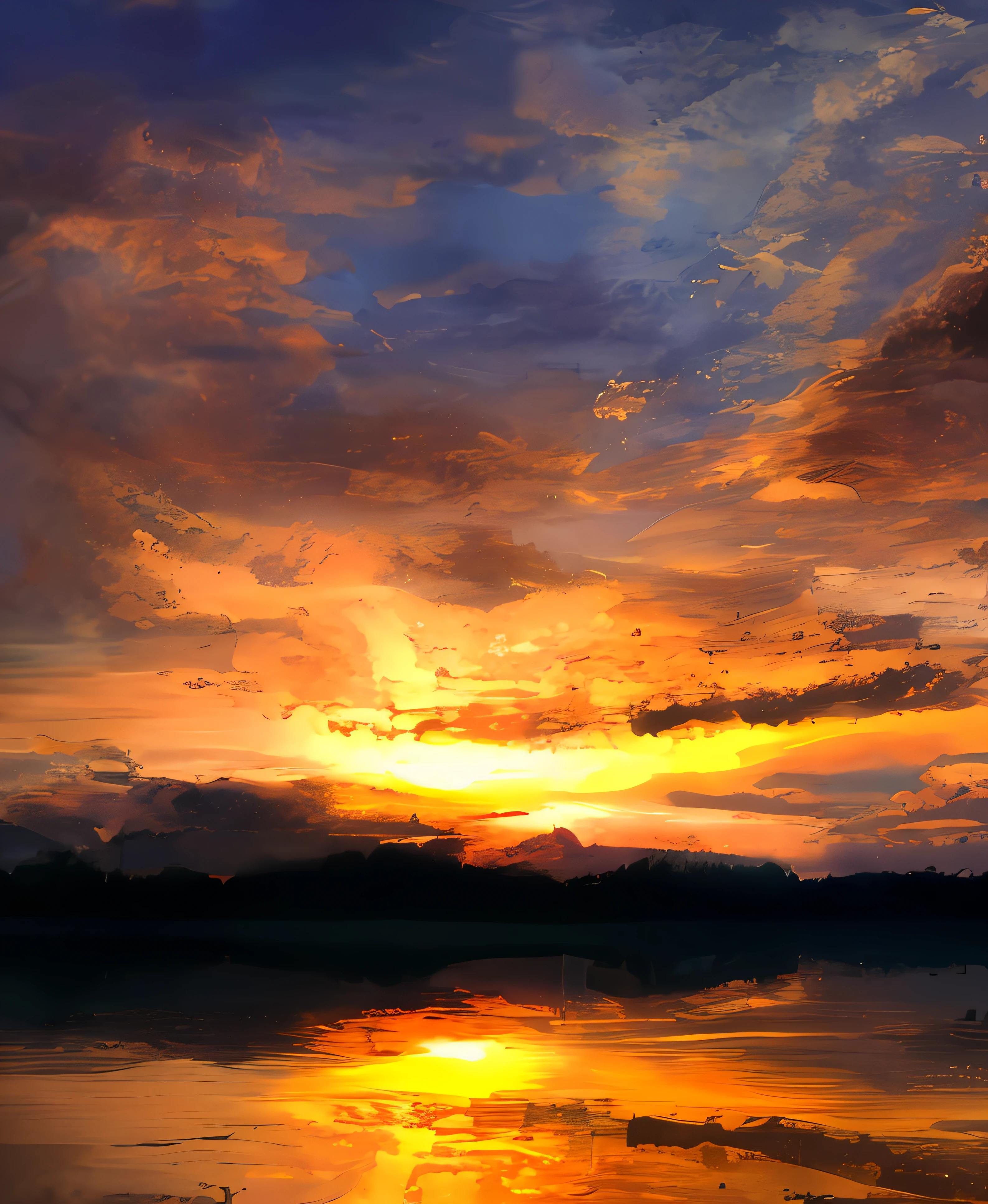 landscapes、Dynamic、The moment of sunset、At dusk
