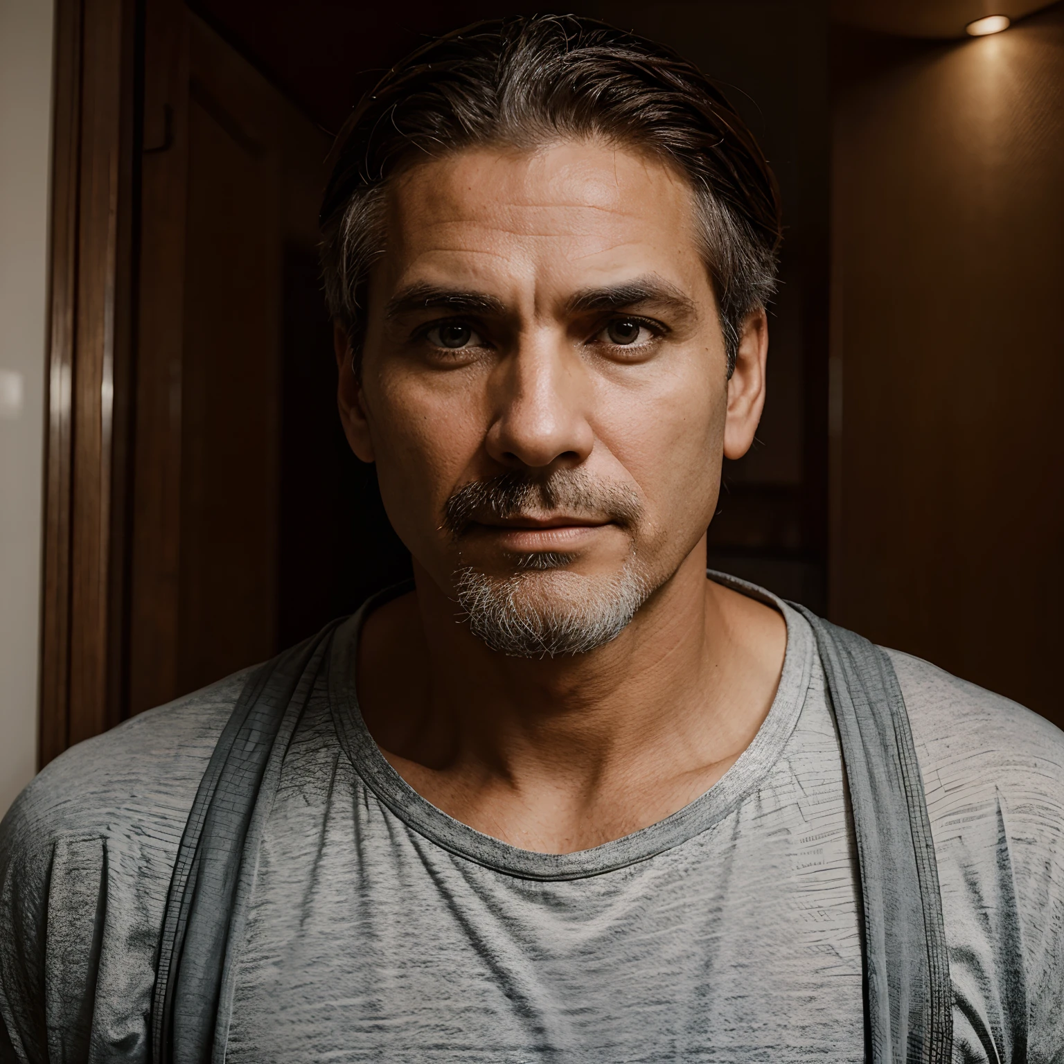 Stoic man exsitous millionaire over 45 years old