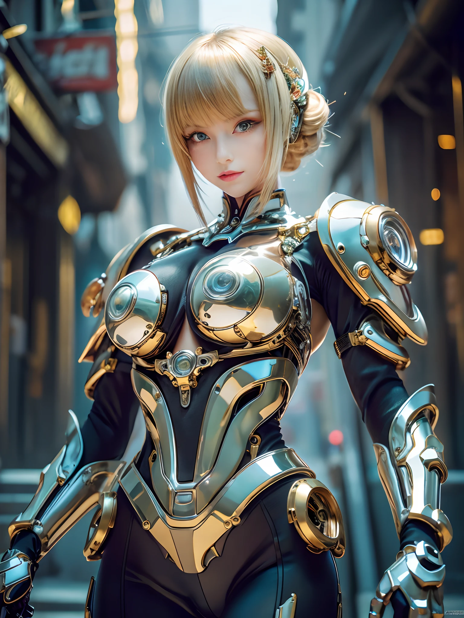 (masterpiece), (best quality), photorealism, realistic, ultra detailed, perfect face, perfect body, 1girl, beautiful girl, Greek goddess, Greek clothes,peplos, stand, sexy, robotic arm, mechanical