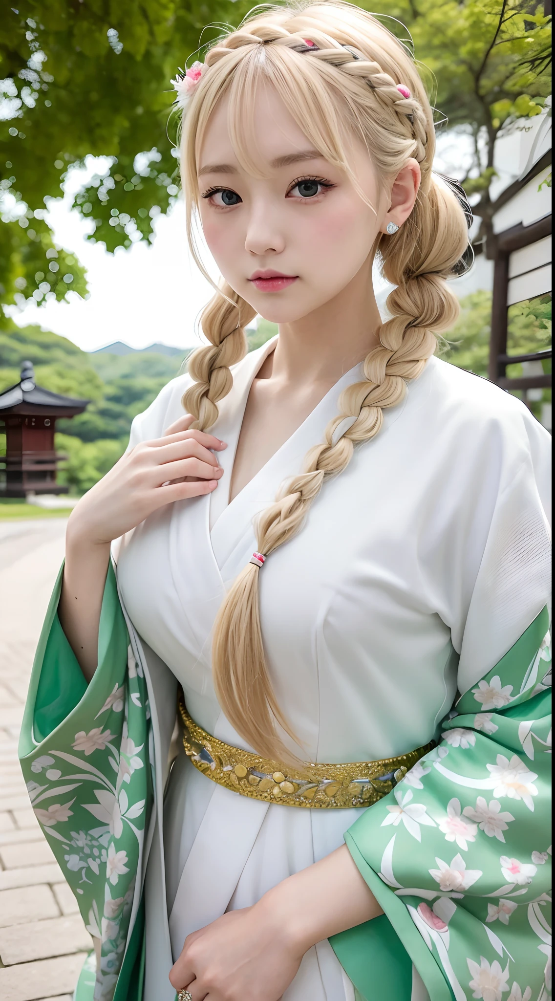 Bloodstained Lake, (sepia color:1.7), boots, town, 1girl, cute petite . flat chest , skindentation, +++
pink eyes ,
vivid brown hair,
long hair ,
multiple braids, long hair,
wavy hair ,
hair over eyes, covered eyes, blunt bangs,
hair flaps ,
serious,
blush ,
head_tilt
+++, from behind, looking down, Profile Shot, Rim Light, contrapposto, dynamic pose, updo blond flower pattern japanese clothes kimono , geta kanzashi, extremely quality extremely detailed, Faint lips,UC:realistic glow shine like opal deep-silky-healthy-lackwarm-foundational-soft-skin, photo realistic ray trace depth of field, <lora:_sdxl-flat:-0.5>