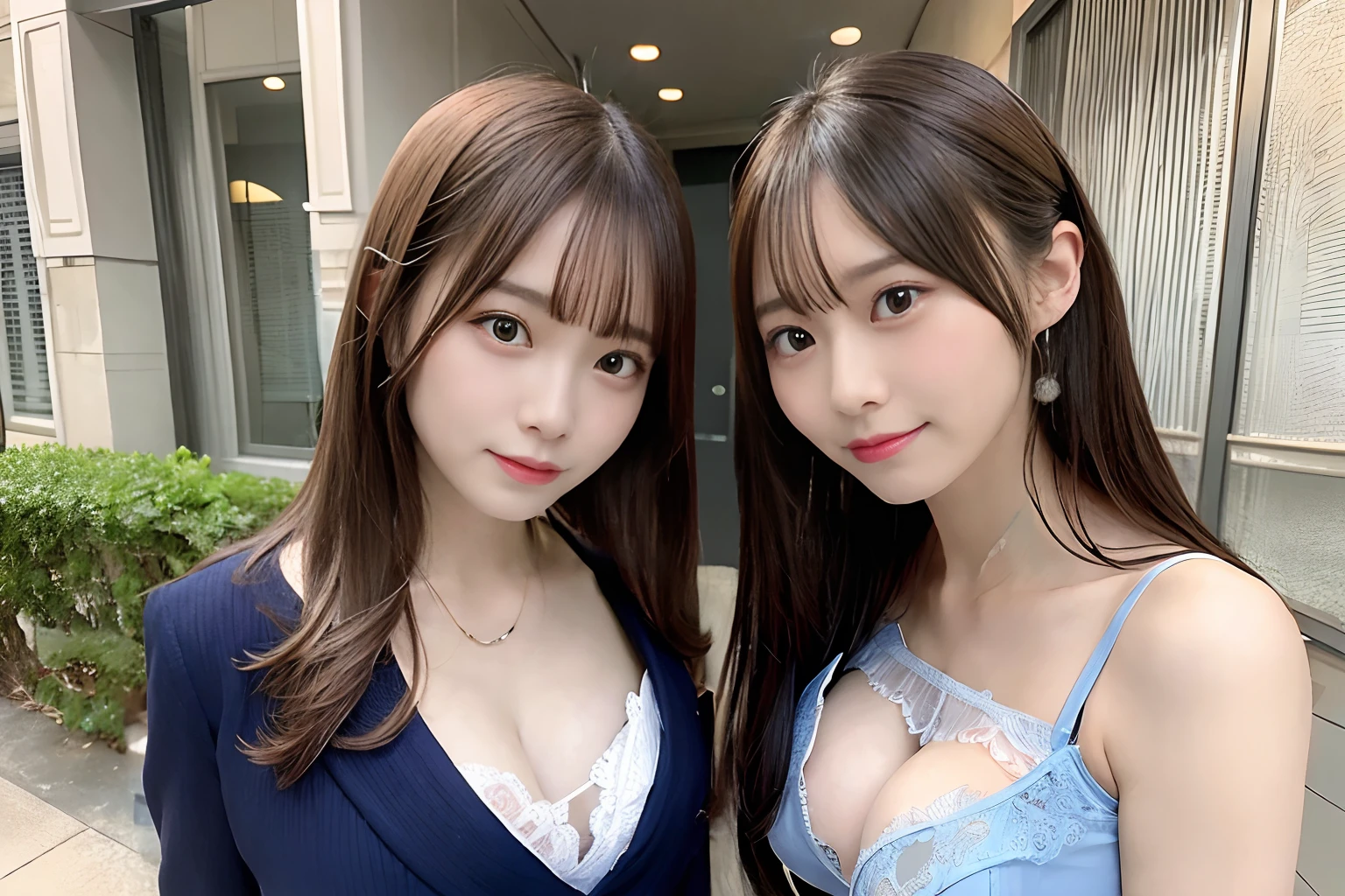 modest chest　D-cups　wearing white bra