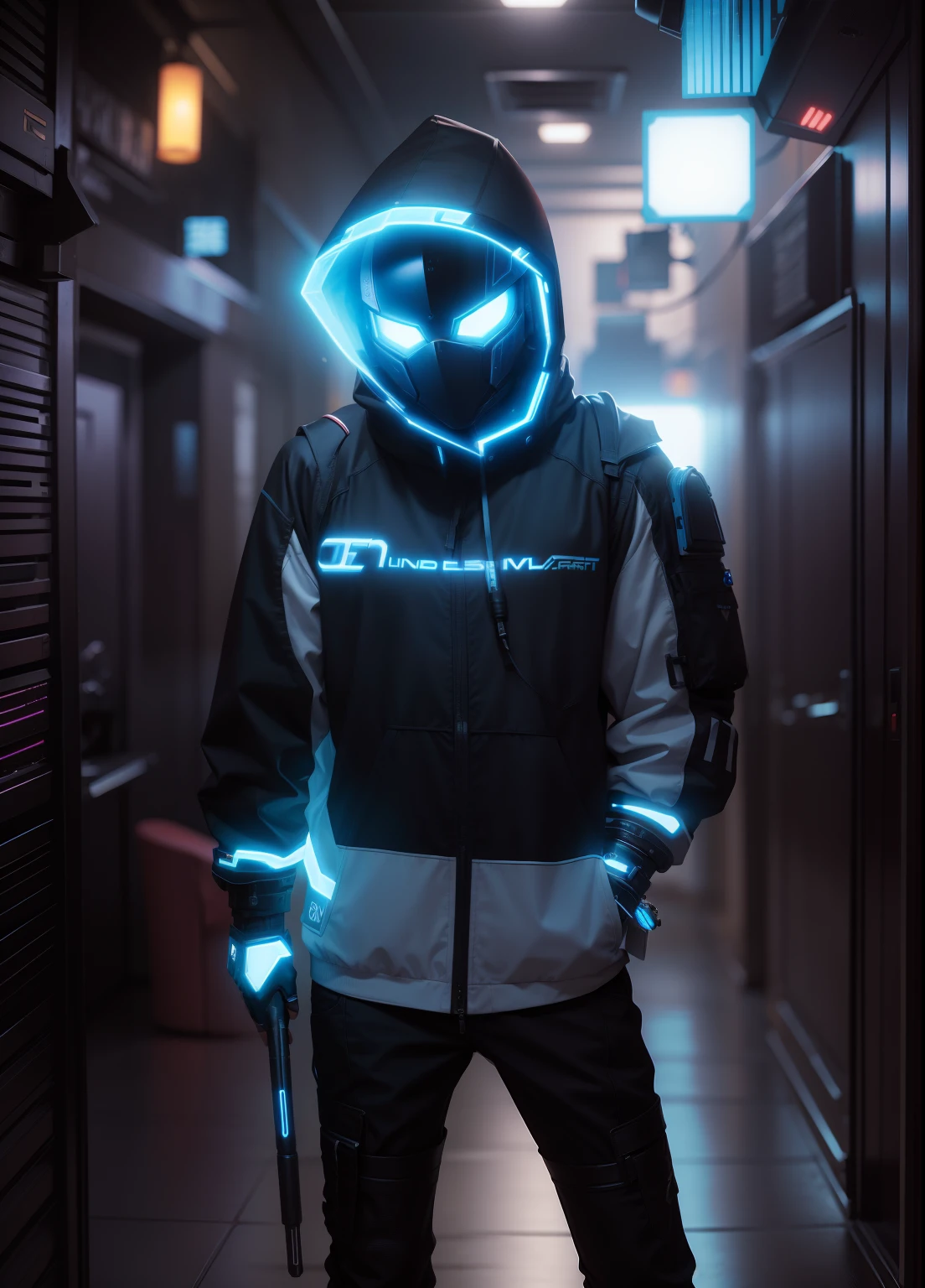Change background , cyberprunk handsome boy realistic face ,8 k ultra, dark face