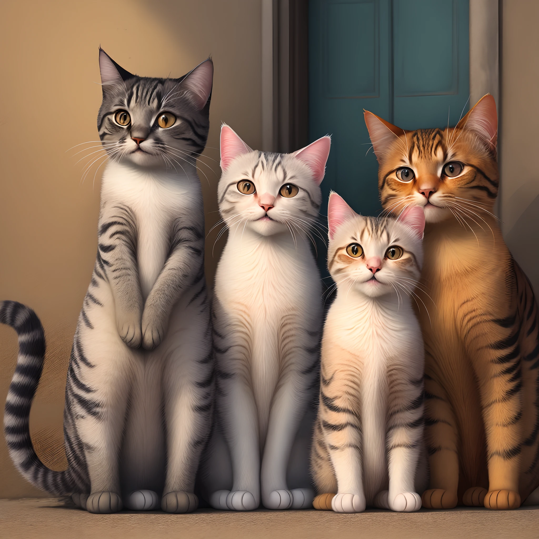 Schwangere Katzen in Venezuela