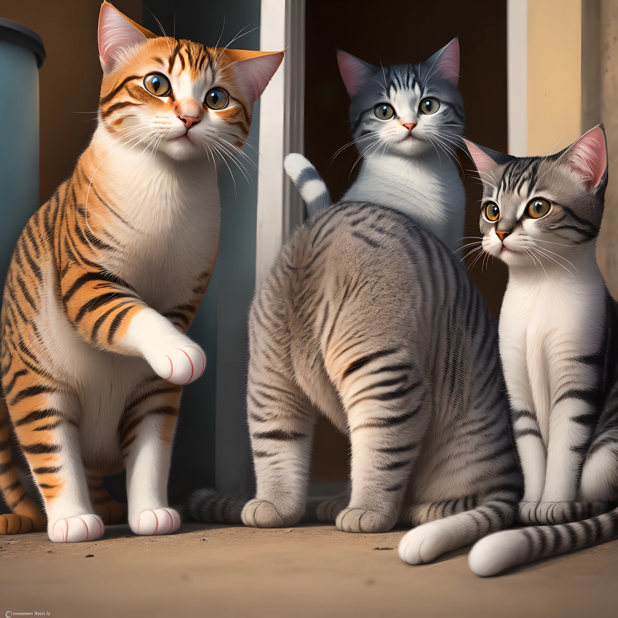 Schwangere Katzen in Venezuela