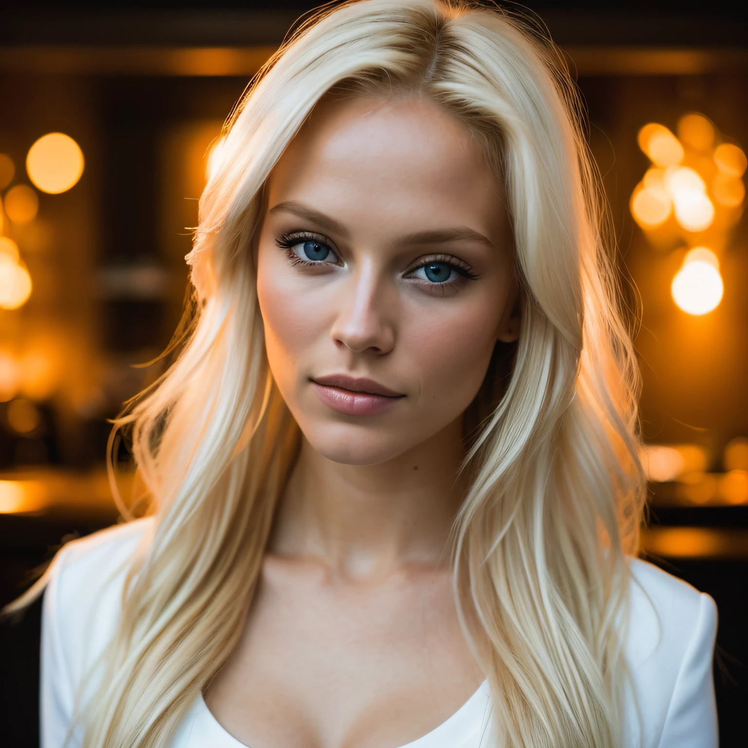 blond woman in a white folder posing for a picture, a portrait by Seb McKinnon, reddit, digital art, blonde goddess, beautiful blonde girl, gorgeous woman, dasha taran, beautiful blonde woman, sexy girl, anna nikonova aka newmilky, instagram model, a gorgeous blonde, stunning woman, irina nordsol kuzmina, gorgeous female, sexy look at the camera, dancing in a club,