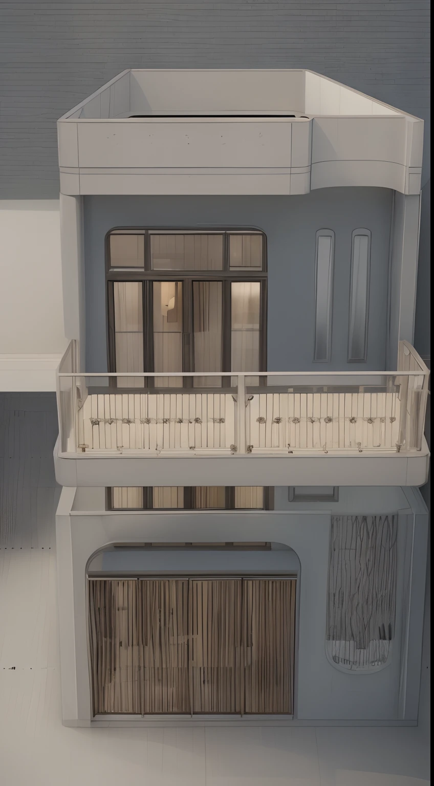 (super detailed) (high quality) realistic photo of townhouse, currved linenear, curved fecade,daylight ,best render, 24mm, f1.8, wide angle,vray render, vray sun, vray light