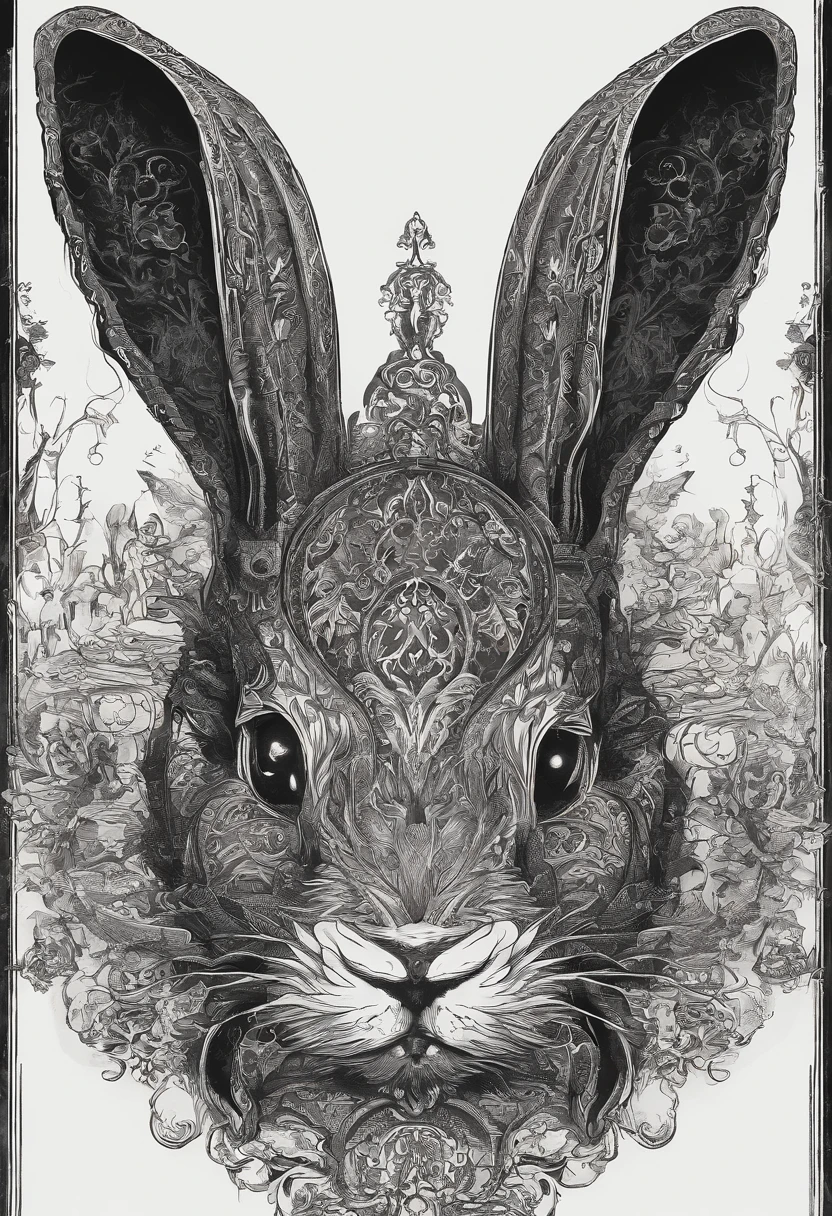 Rabbit Giant Black Humanoid Rabbit.