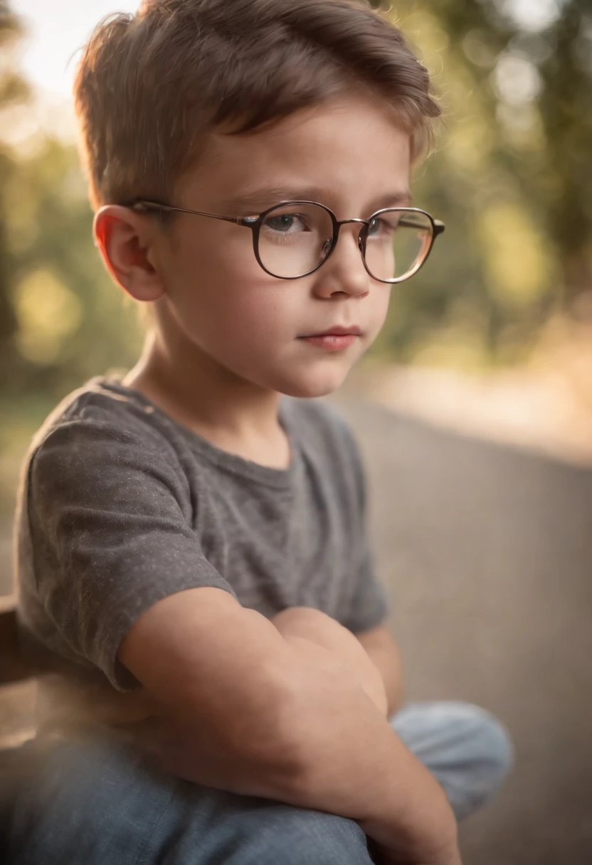 Boy with glasses