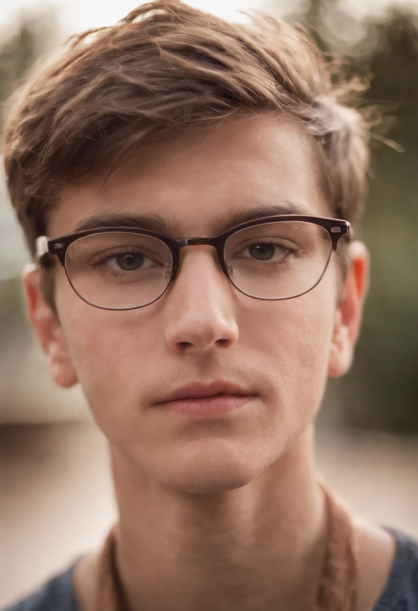 Boy with glasses