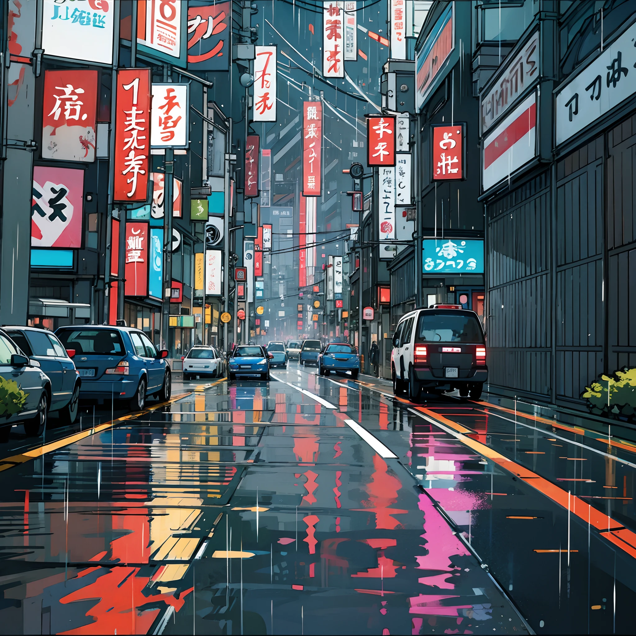 raining Tokyo road --auto --s2