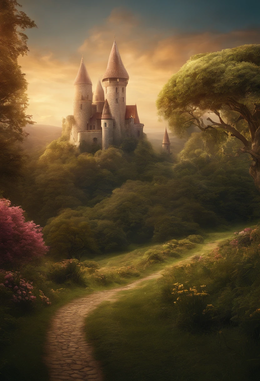 (best quality,4k,8k,highres,masterpiece:1.2),ultra-detailed,(realistic,photorealistic,photo-realistic:1.37),illustration,gorgeous fantasy,enchanted sky,colorful hues,magical atmosphere,ethereal landscape,fantastic creatures,lush scenery,mystical ambiance,whimsical setting,mythical elements,imagination unleashed,pastoral vista,otherworldly beauty,ephemeral quality,hidden wonders,dream-like environment,sublime depiction,impressive detail,surrealistic,imagination running wild,fairytale land,unforgettable imagery,captivating marvels,filled with enchantment,limitless possibilities,mesmerizing world,escape from reality,dimensions beyond,untouched by time,living tapestry,legendary storylines