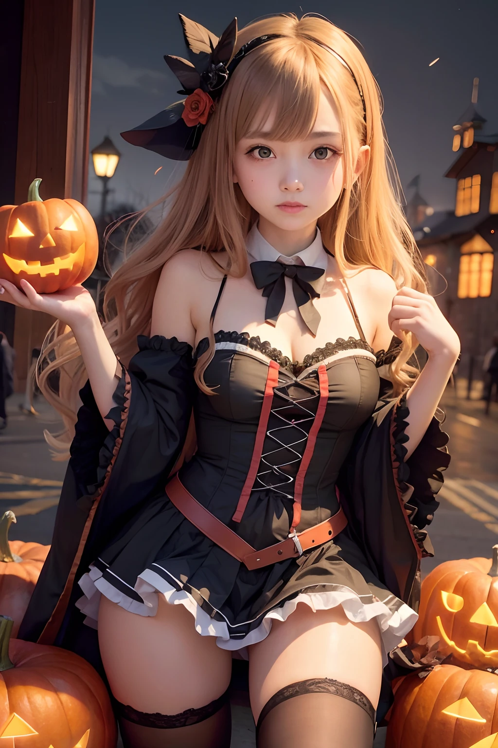 Halloween Girl, a junior high school student