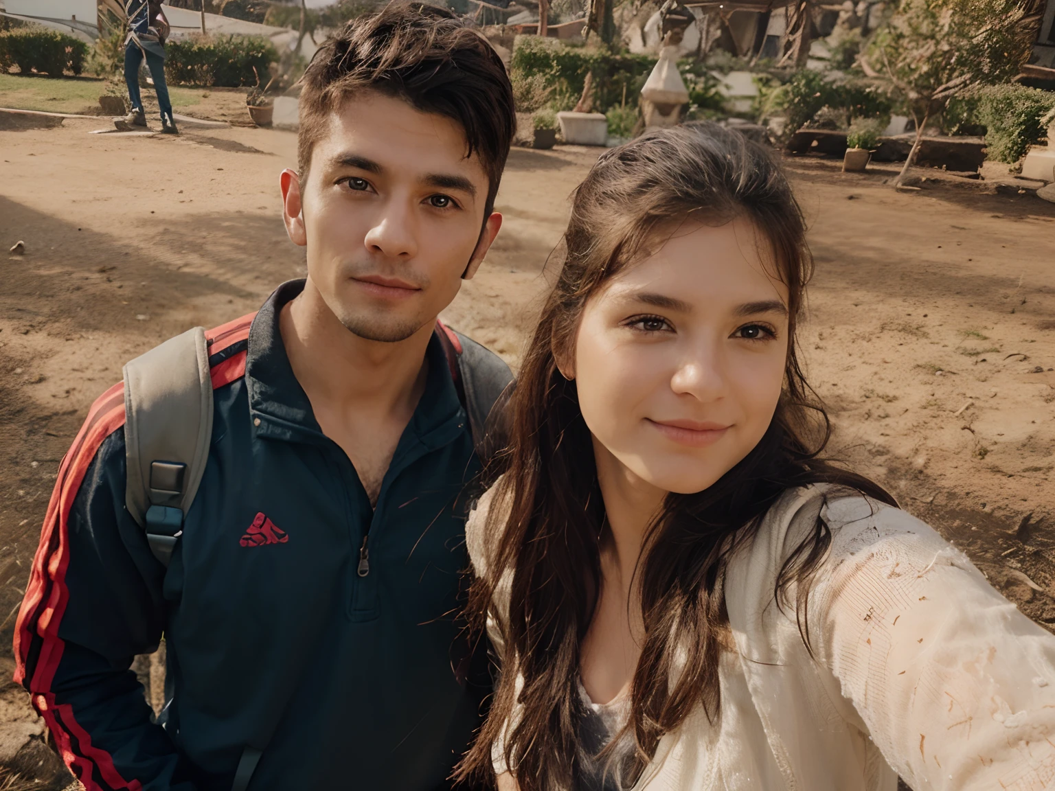 Cute couple, realistic photo, realistic face,8k quality
