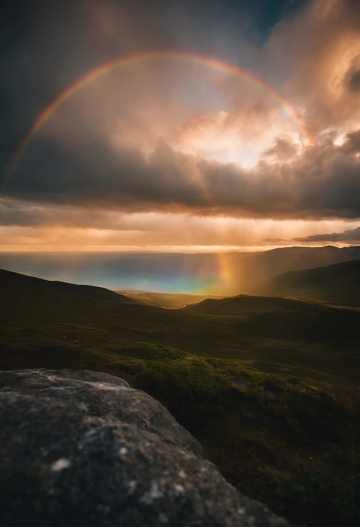 Close-up of iridescent circle in the sky. The scene features a rainbow resembling air.、Filled with iridescent clouds. This is such a colorful haven. Clouds are iridescent、Illuminated by the holy halo. The scene has、Also included are clear iridescent galaxies and stormy seas. I see a rainbow in the sky, Surrounded by a synchrotron halo of light. The scene has、There are also ethereal rainbow nimbass and bright rainbow ninbus, As well as prism halo. A space that shines in rainbow colors, Illuminated by the Light of Heaven. This is、One of the most beautiful images ever created.