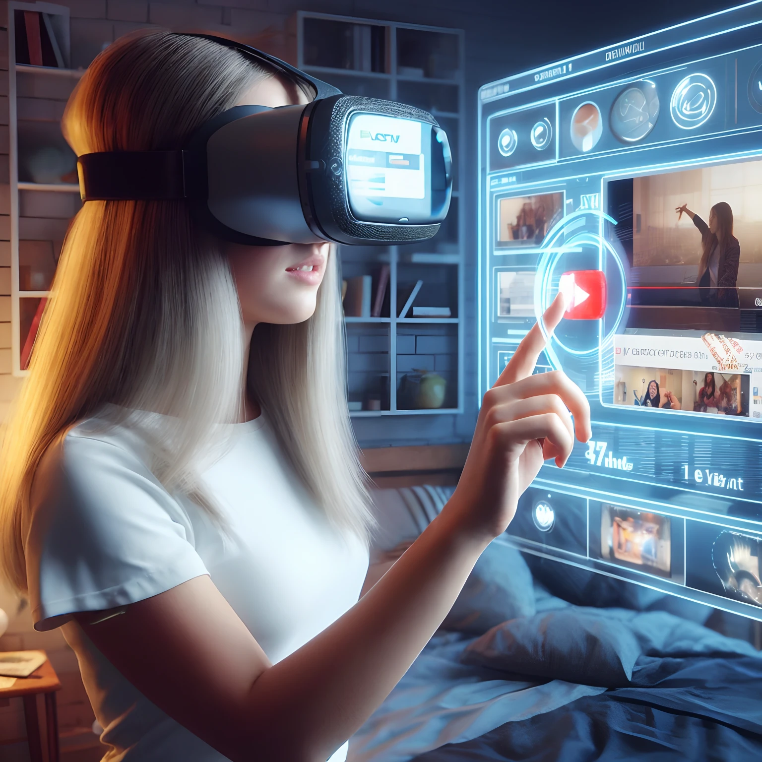 A pair of eyes on an electronic screen,Women's eyes,Display Screen,liquid crystal
