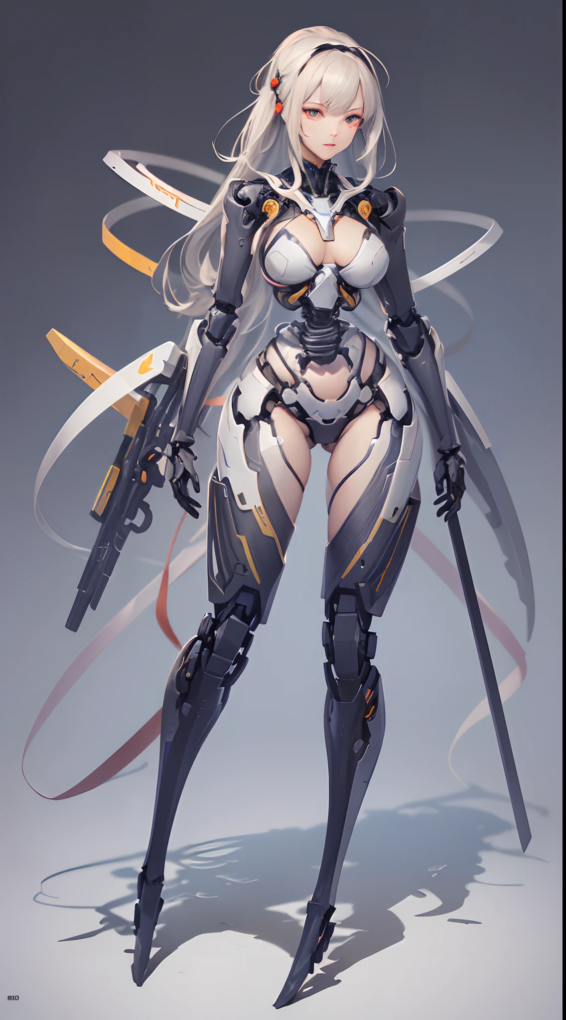 (girl，Artificial intelligence mech，Irregular geometric ectoskeleton of the whole body，Semi-mechanical and semi-plant organisms，Full body overlook:1.55)，Light novel cover illustration style，Illustration design by Alphonse Mucha，The perfect form of Michelangelo's sculpture，Retina-scale realistic rendering，Photorealistic rendering，The macroscopic microbial Big Bang，grow，spread，Deformed evolution，Body painting of mysterious symbols all over the body，Girl with war runes Chinese calligraphy vector information magic array，Accompanied by a perfect sky dome, quantum projection of quantum states of various weapons，