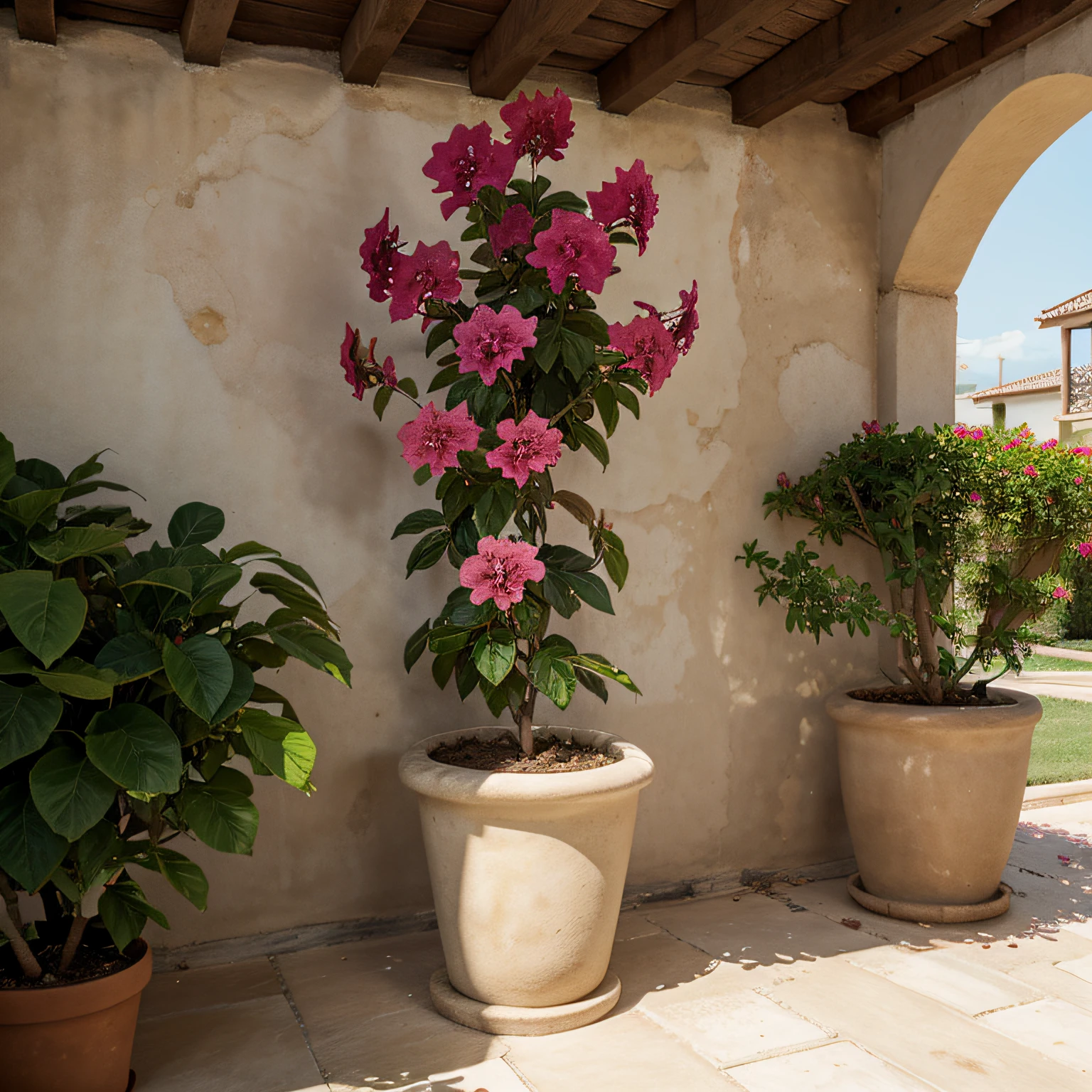 bougainvillea plant with CONCLUSION