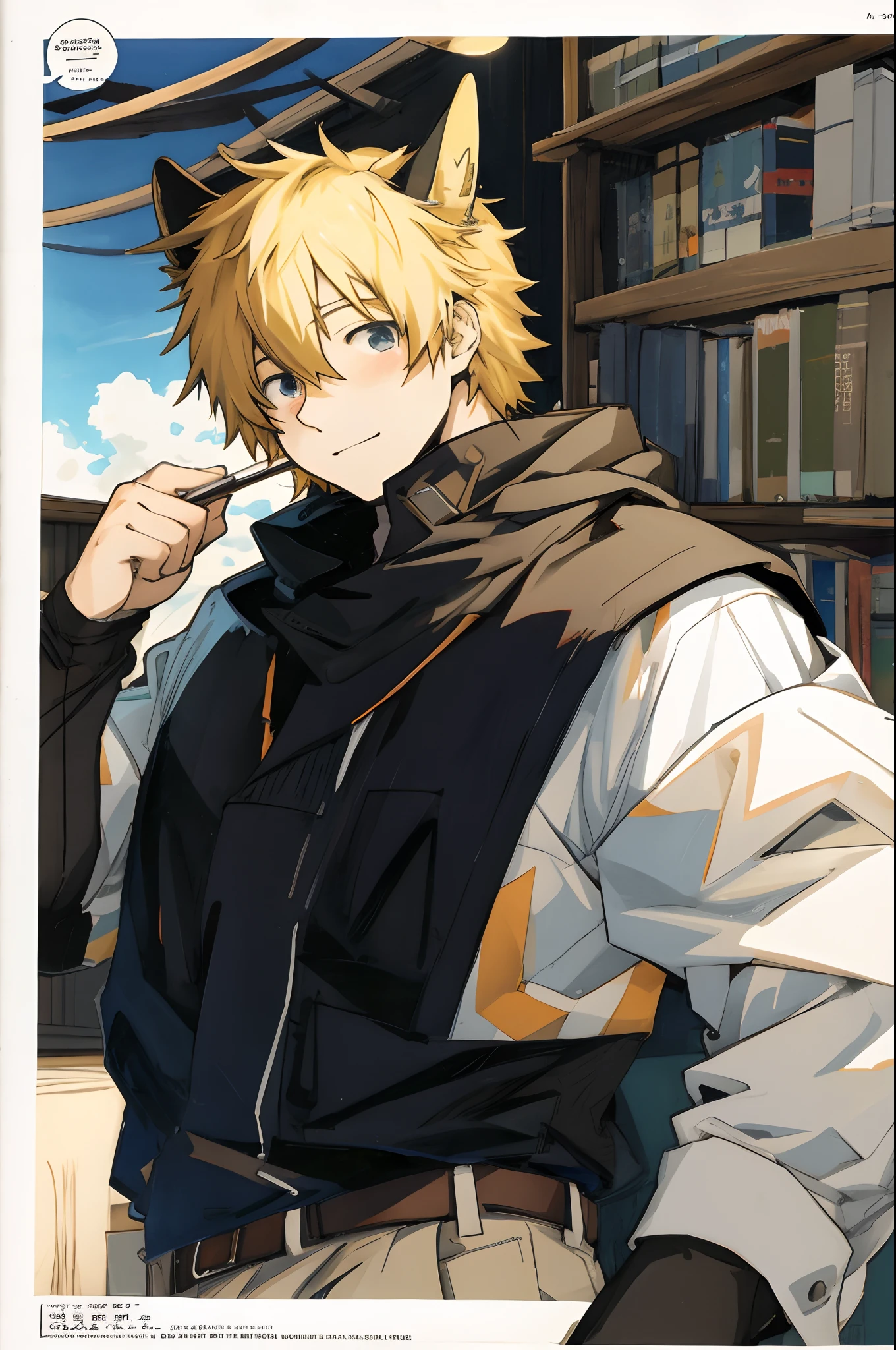 High-quality illustrations, doujinshi cover_page, highres, absurdres,
