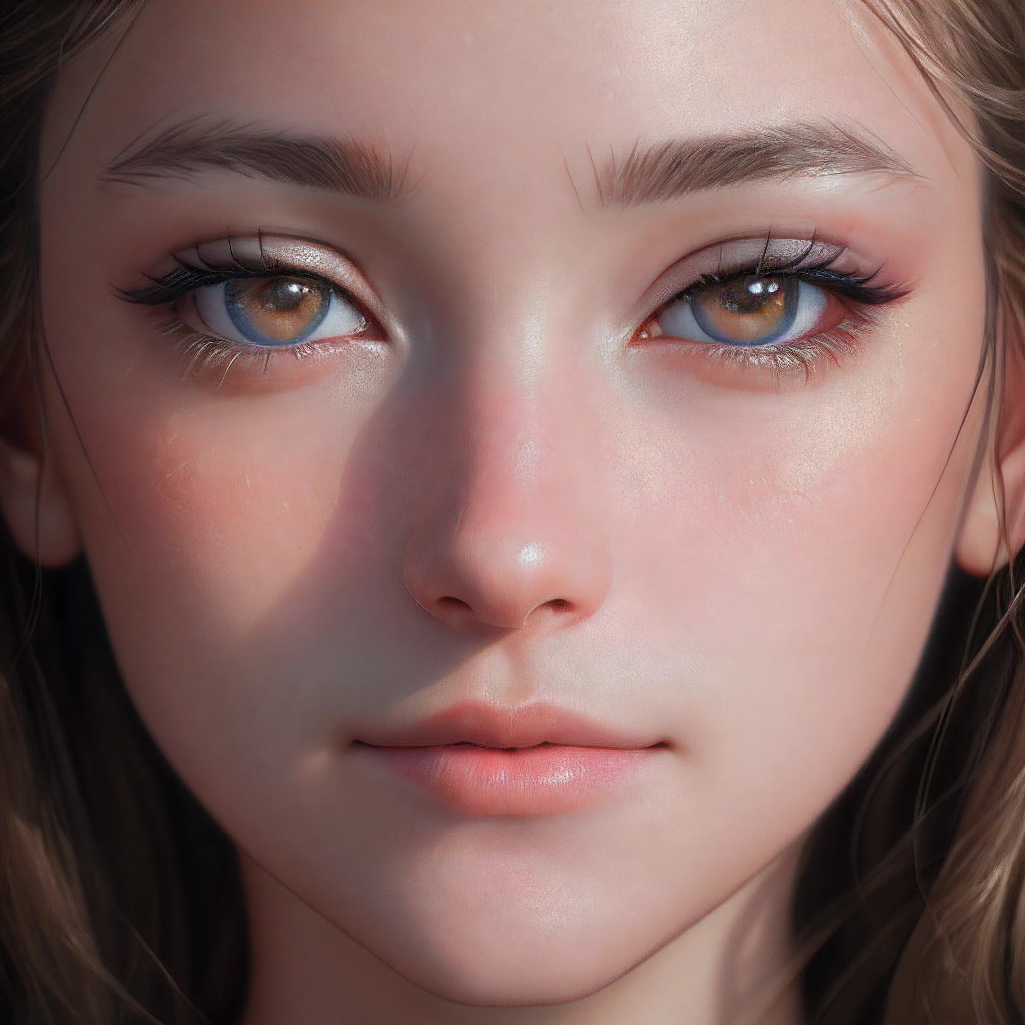 Best quality, masterpiece,  (realistic:1.2), 1 girl, Brown hair, Brown eyes,Front, detailed face, Beautiful eyes