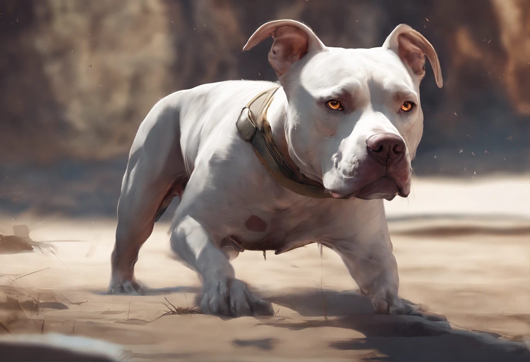 Pitbull Ai Realistic 8k hdr Max