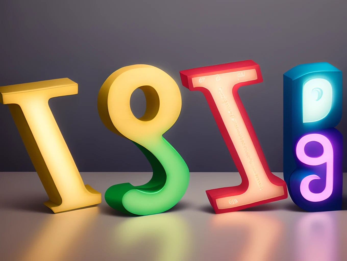 The letters P,F,G made out of flutes and piccolos