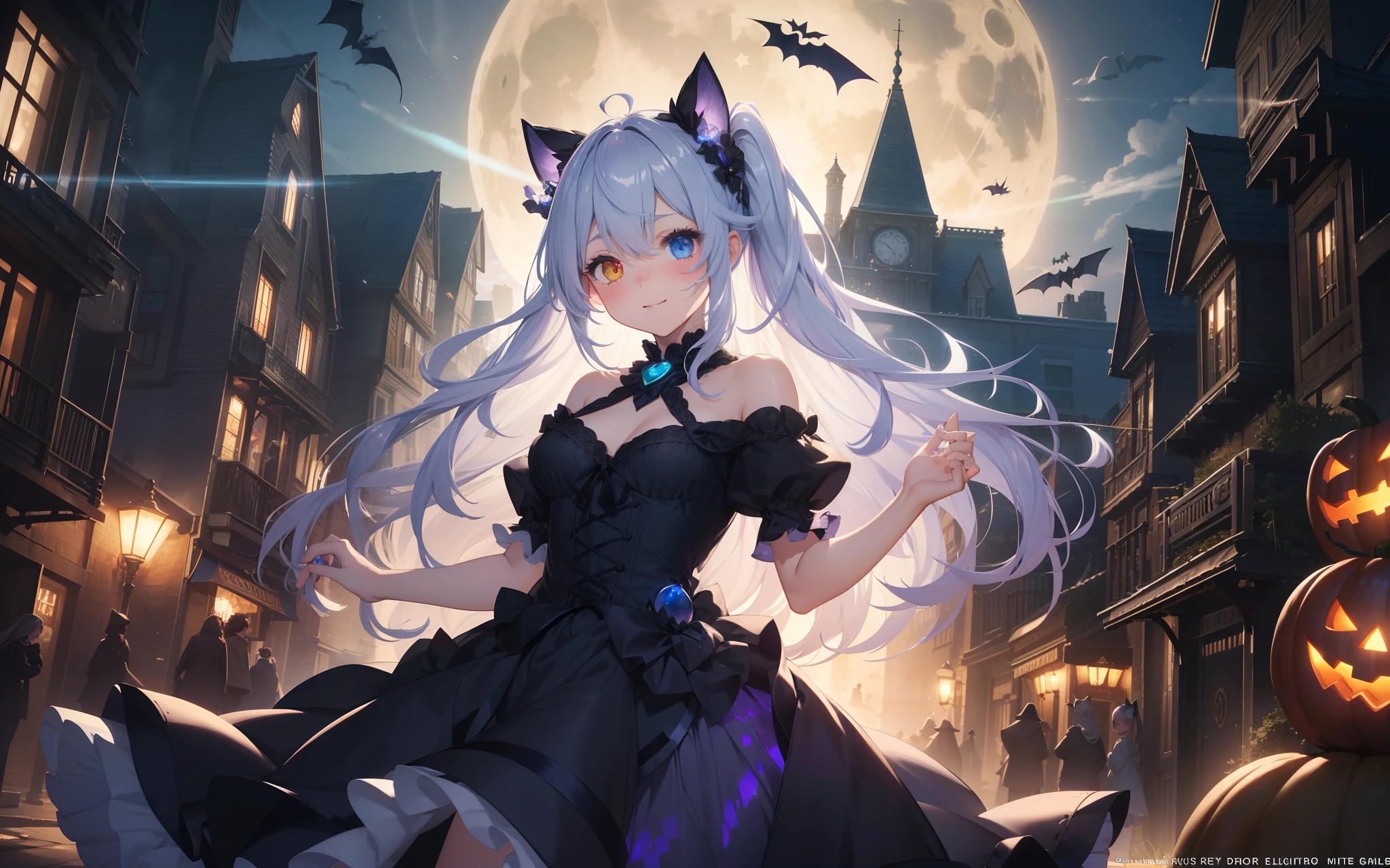 masterpiece, (textured skin), best quality, gorgeous beautiful girl, (a devil), detailed clothes,large breasts,narrow waist,, (beautiful face), cinematic lighting, (fantasy anime art ),