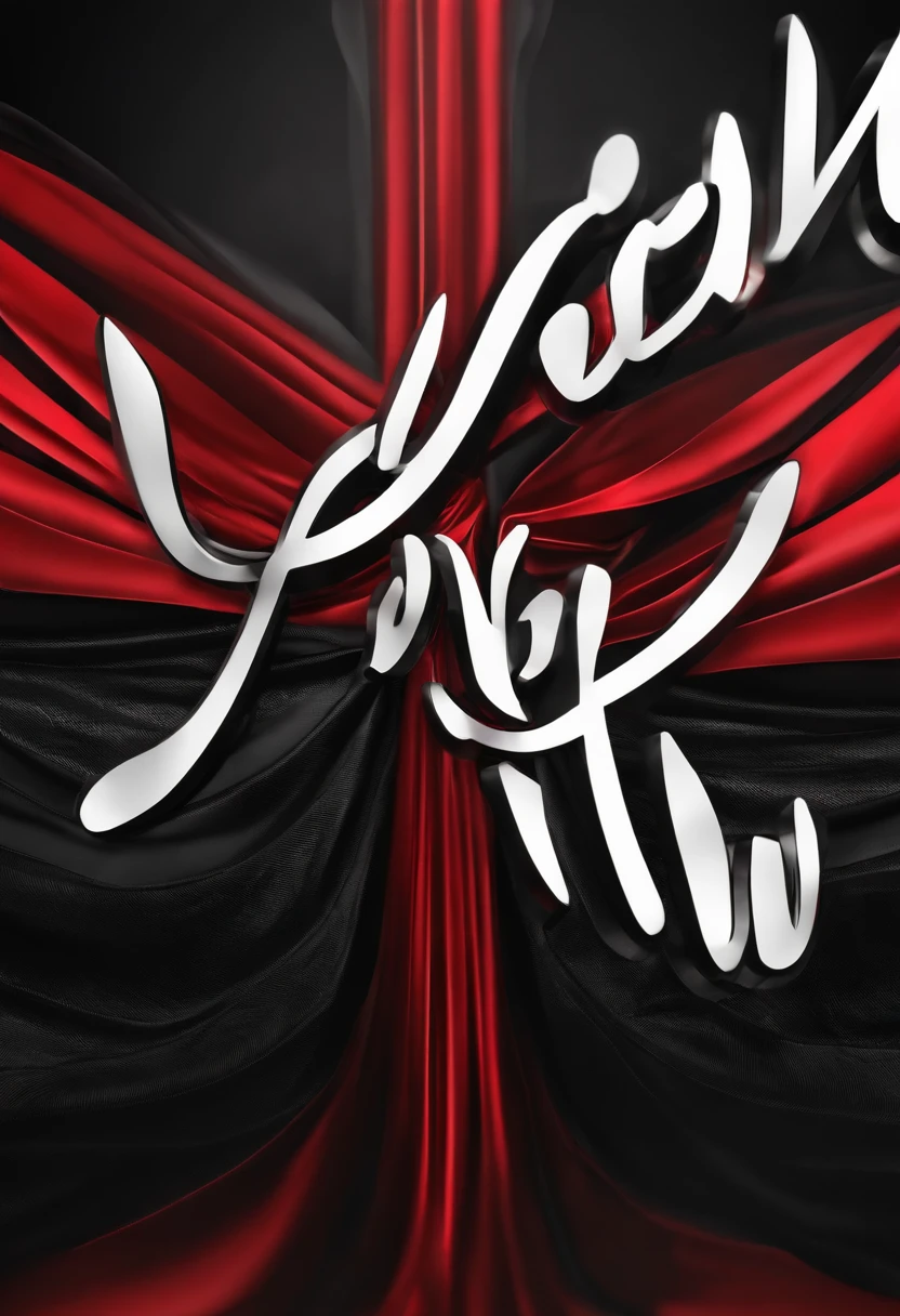 Logo for DanceFlow, just 2 letters DF, red and black