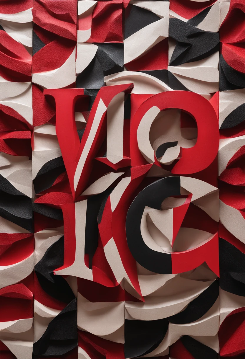 Logo for dance studio “DF”, red and black, just letters