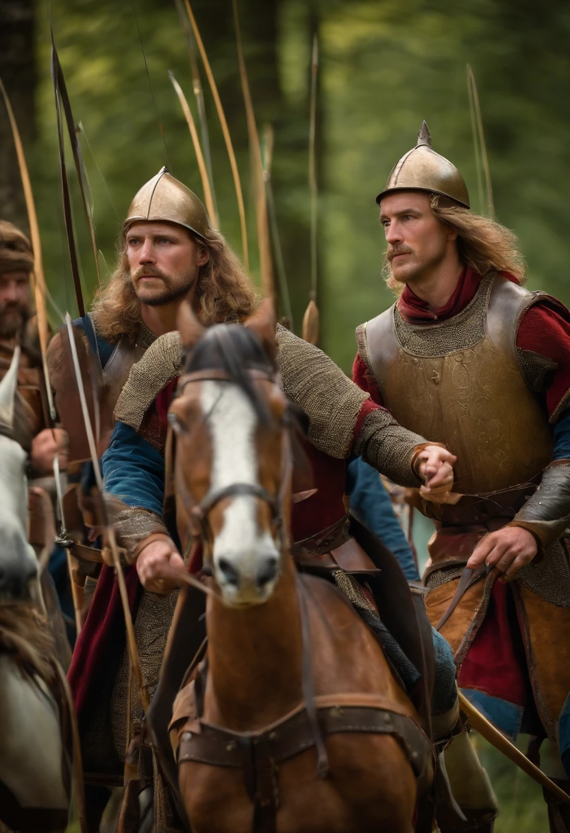 Middle Ages style，English longbowmen
