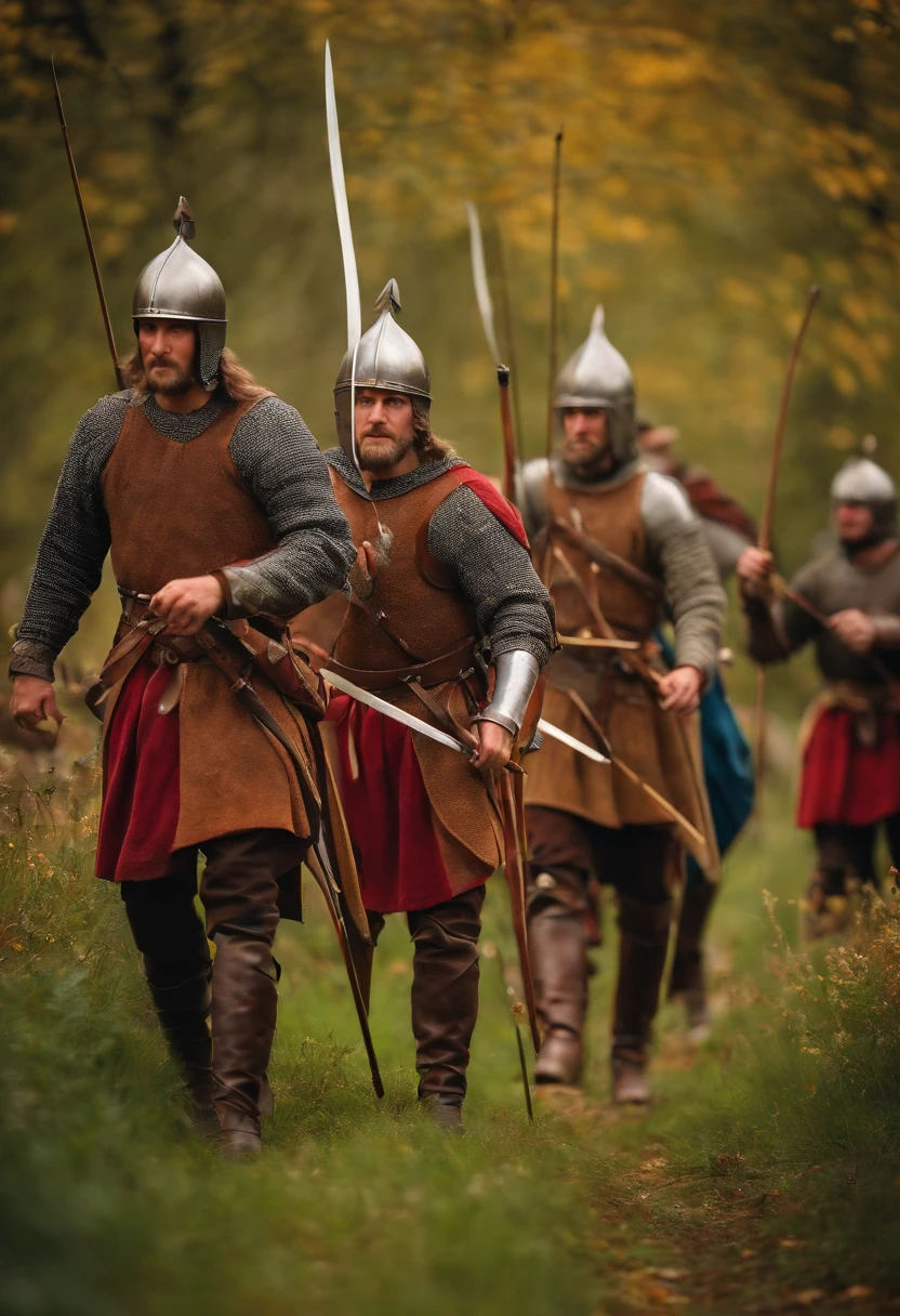 Middle Ages style,English longbowmen