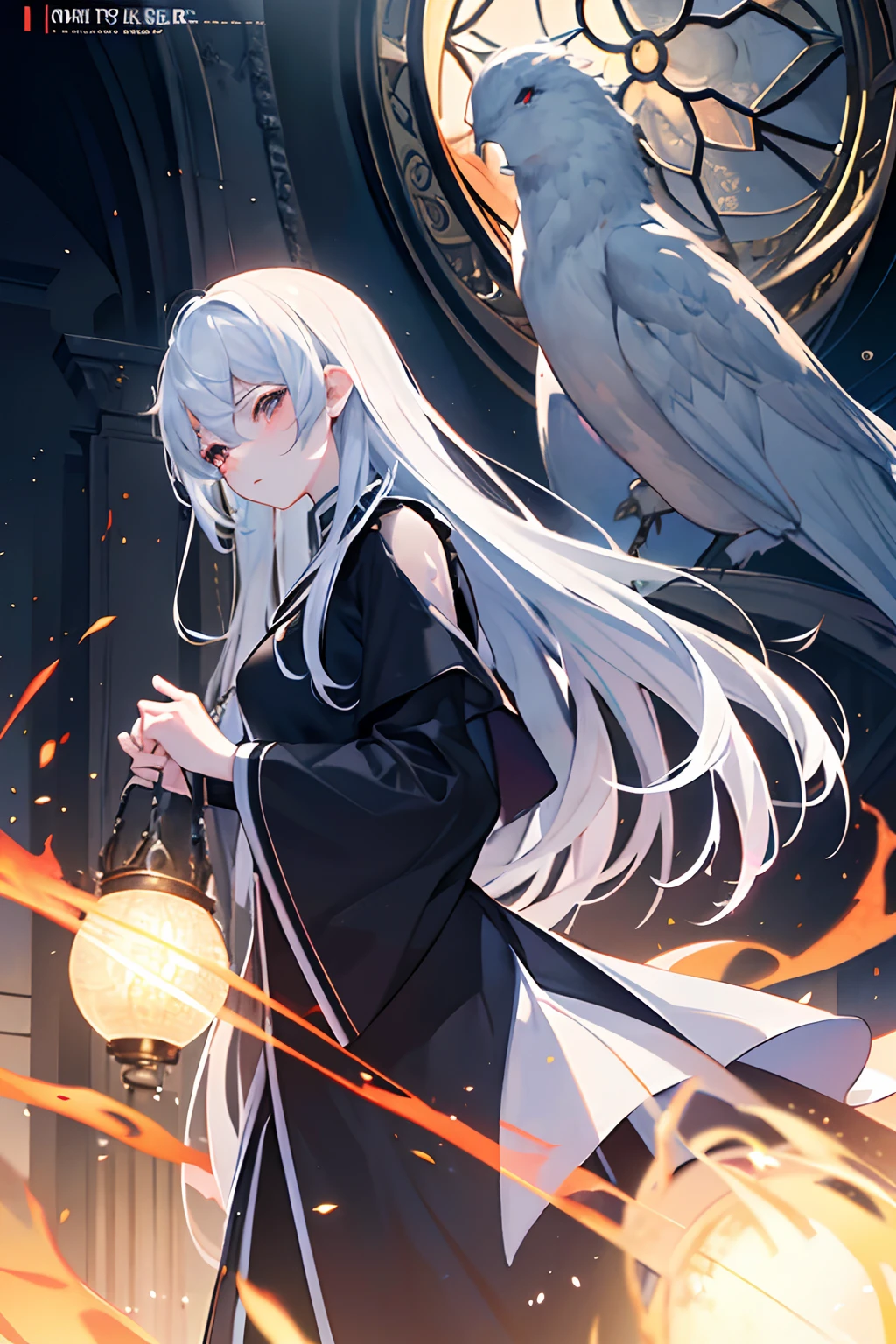 ultra-quality、masterpiece、Perfect illustration、sad Facial expression、Extreme detailing(exquisite light and shadow、highly dramatic picture、)strokes、Inside the church、1 girl in、独奏、(Sexy dresses、)、To the light.、(white:1.3)(realisitic:1.4)、Zen entanglement、Tangled、Official art、Unity8k wallpapers、ultra-detailliert、Beautiful and beautiful、masterpiece、top-quality、(dynamic ungle:1.4)、glistning skin、(Colorful flashes float: 1)The most beautiful chaotic shapes、Burning Background、bright colour、stand up