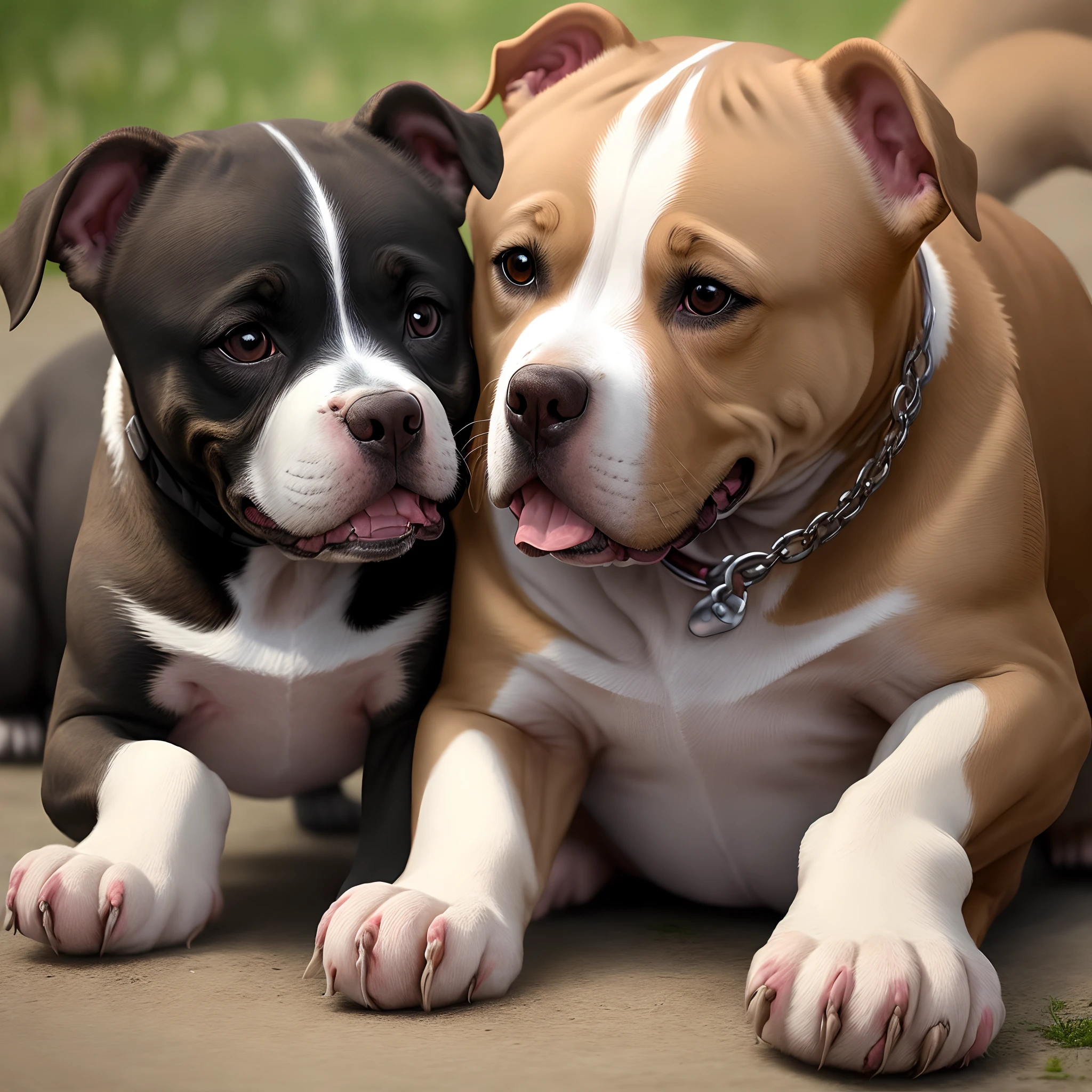 The tragic war between pitbulls and babies