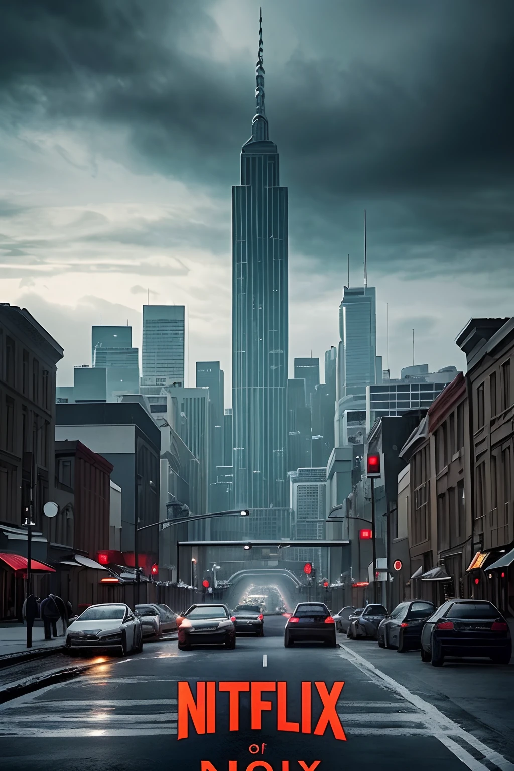 City of  dark Netflix in 2032, the weather is cloudy and winter 

The filming method used in the Dark series
Cinematic - realistic