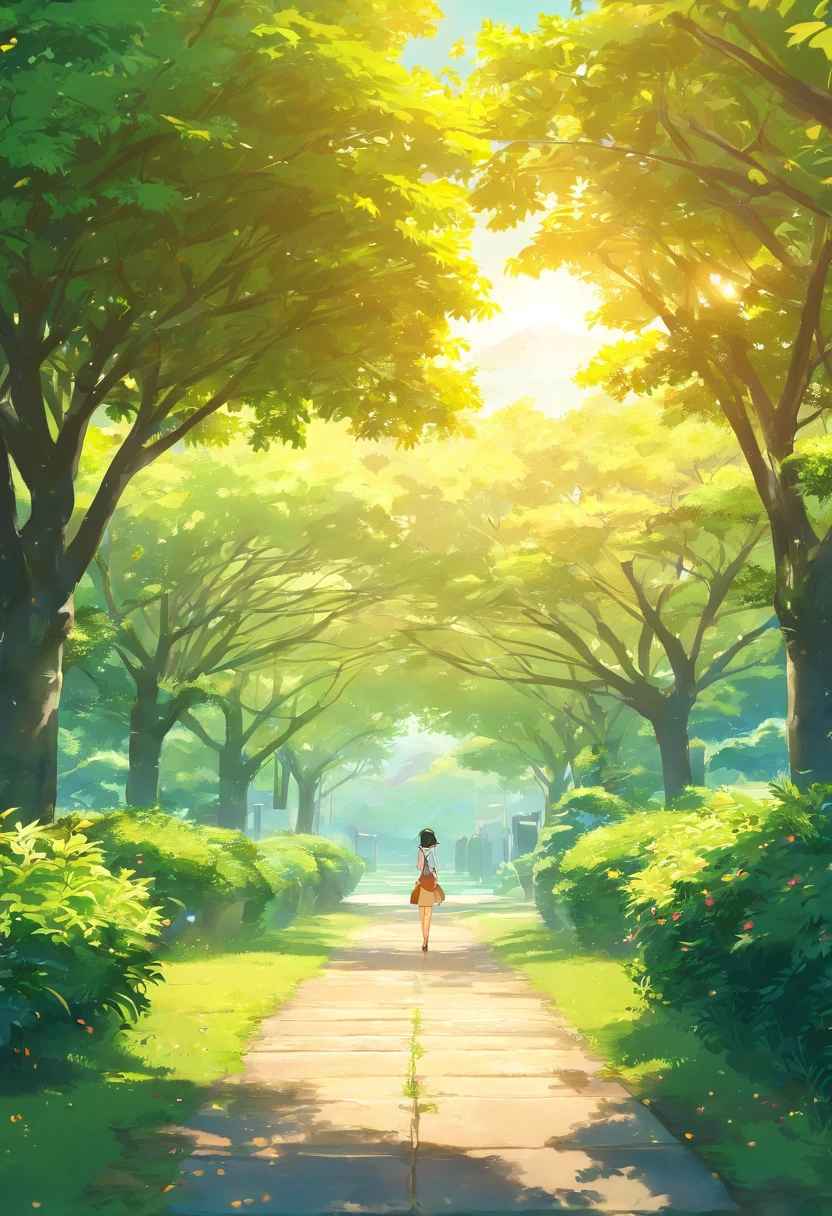 the wallpaper, Mango season, Green plum tree, rural, rural, warm weather, Early morning sun, high definition detail, Wet watermark, hyper-detailing, Cinematic, surrealism, Soft light, Deep field focus bokeh, Ray tracing, diffused (Ultrafine Glass Reflection) and surrealism. --V6