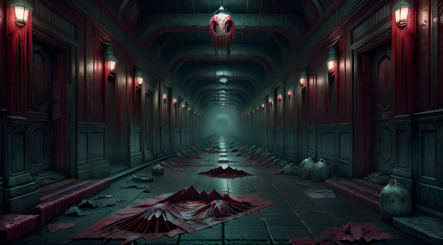 Silent Hill Venereal Horror Intense Peeling Biological Dark Horror, terrifying living hell brutal crushing emotional suffering cinematic dynamics, detalhes extremos, HDR, 4k, Ultra-HD detalhado, fotorrealista hiper-realista Octane Render Unreal Engine, hp Lovecraft | |