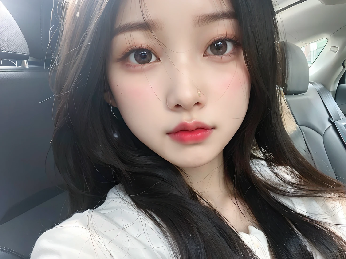 woman, beautiful girl, 、 Baby Face, Realistic skin of the highest quality, Eyes are focused, 20-year-old, Sticking out tongue, Focus on the mouth, Open your mouth, Long Tongue, saliva, Open your mouth , You can see inside the mouth, Open your mouth  舌を突き出す, Realistic tongue