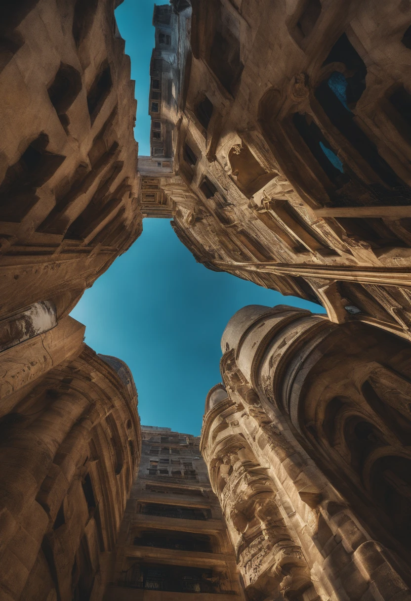 Uma cidade celestial majestosa e resplandecente. Esta cidade seria feita de materiais preciosos, como o ouro puro e pedras preciosas, as muralhas da cidade seriam imponentes, os alicerces das muralhas seriam decorados com pedras preciosas, como jade, safira e ametista. No interior da cidade, uma rua de ouro puro, As transparent as glass, percorreria seu centro. In the heart of the city, o trono de Deus.