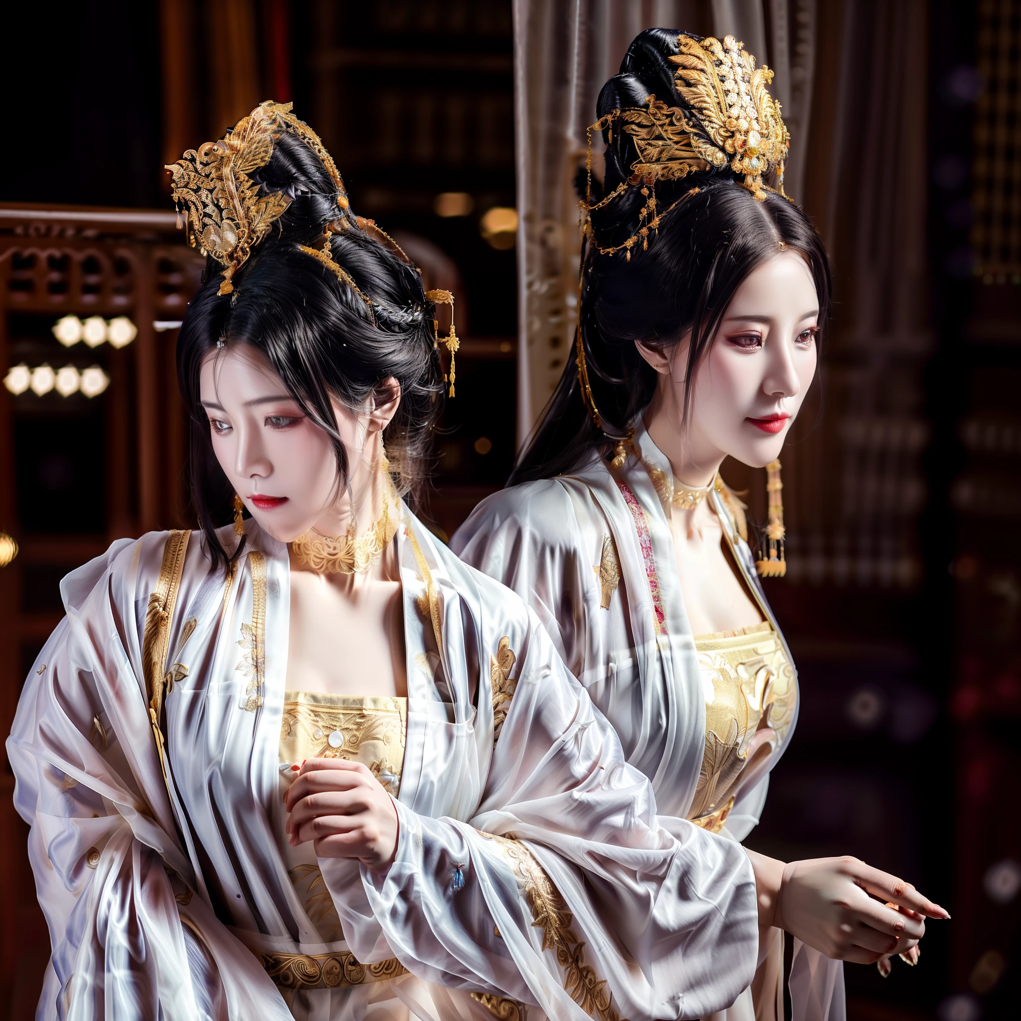 best qualtiy,tmasterpiece,A high resolution,1girll,Chinese wedding dress,hair adornments,choker necklace,jewely,beauitful face,after sexing_Body,Tyndall effect,realisticlying,Dark Studio,edge lit,twotonelighting,(highdetailskin:1.2),8K UHD,digital SLR camera,gentle illumination,high high quality,Volumetriclighting,Frankness,photore,A high resolution,4K,8K,Bokeh,In the city