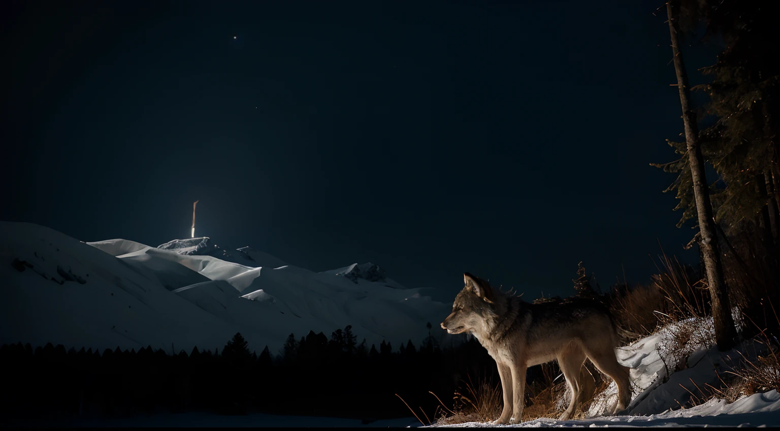 As they saw there was no wolf, they said strictly, “Save your frightened cry for when there really is a wolf! Don’t cry ‘wolf’ when there is no wolf!” B
