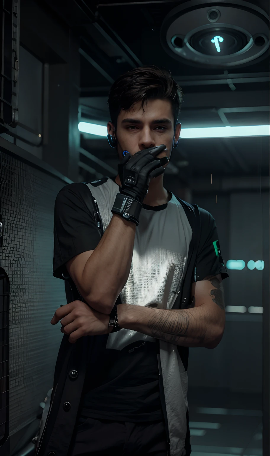 Change background cyberpunk handsome boy realistic face, 8k, ultra realistic
