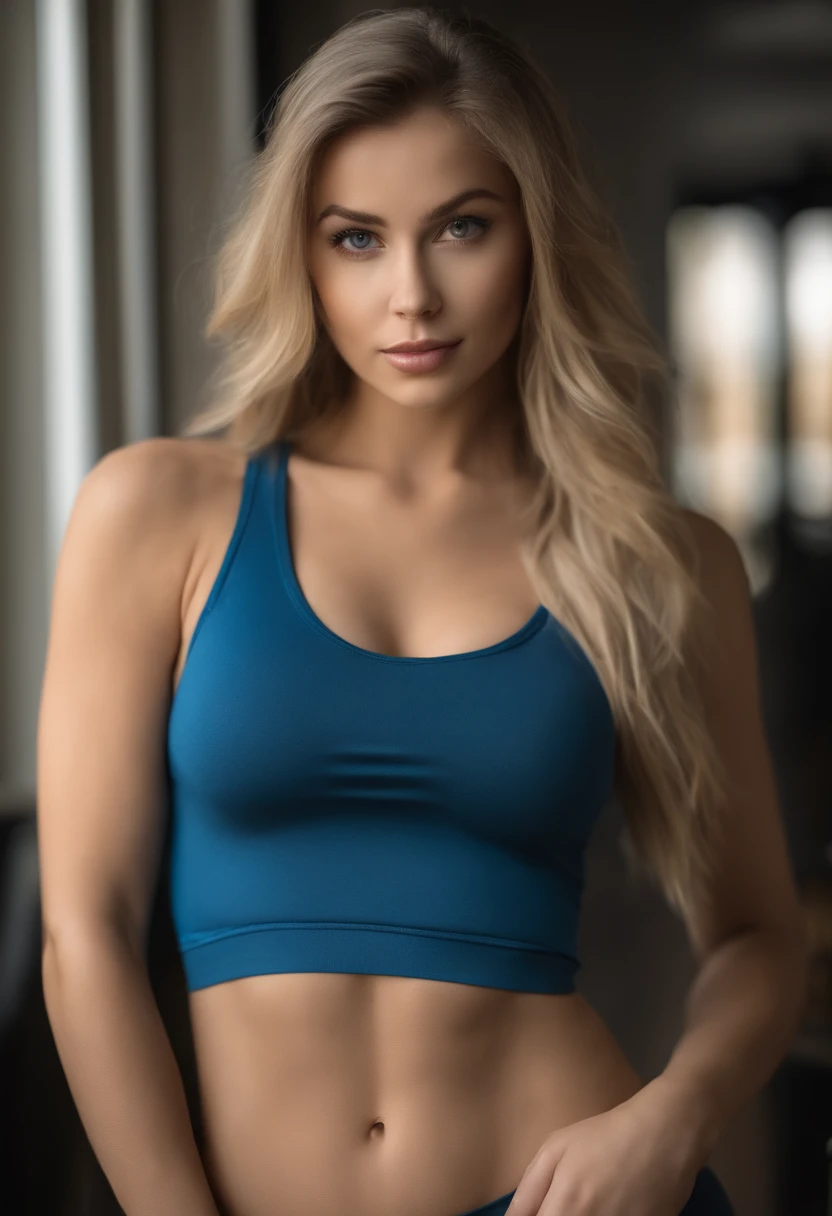 dark blond haired young woman with matching tank top and panties, woman with realistic face, in the bar, in gym outfit, fille sexy aux yeux bleus, Portrait de Corinna Kopf, cheveux blonds platine et grands yeux, selfie of a young woman, ohne Maquillage, maquillage naturel, Look directly into the camera, Visage avec Artgram, dezentes Maquillage, Superbe photo du corps entier, dans la chambre, gros seins, Blond platine, big boobs, sexy body, sexy arms, boobs hidden by the bra, normal woman, blue eyes, dark blonde ultra realistic woman with matching tank top and panties, fille sexy aux yeux bleus, Portrait Sophie Mudd, Portrait de Corinna Kopf, cheveux blonds et grands yeux, selfie of a young woman, ohne Maquillage, maquillage naturel, Look directly into the cam