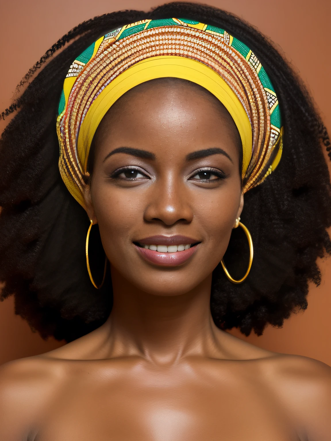 africana 25 anos. super realista e detalhado.