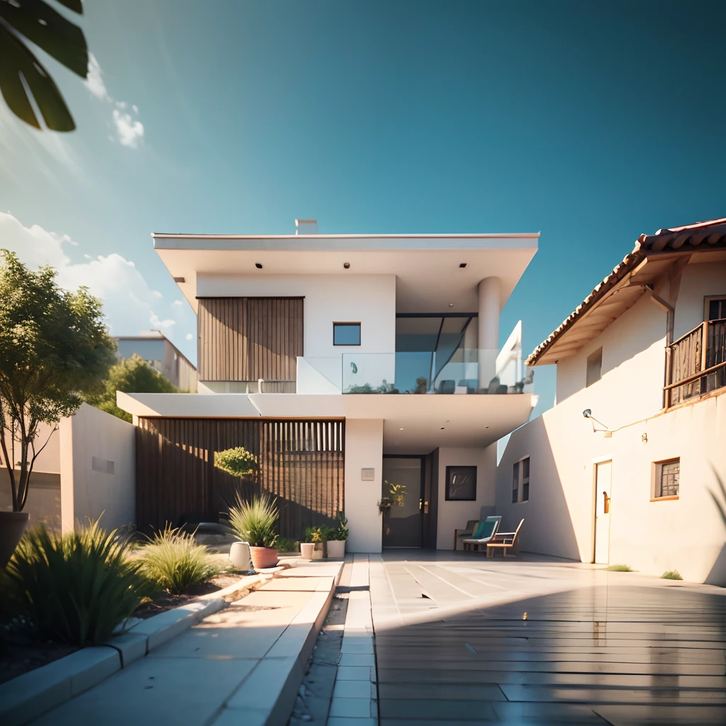 architecture interior, villa, beach side, furnitures, detailed, 3d render, 8k, vray render, photorealistic, hyperrealistic, hyperrealism, sunshine, corona render, architecture, facade, landscaping, professional photography, kodak film, f/1. 4, 85mm, little scratches, inperfections, depth of field, RAW photo, film grain, photorealistic --auto --s2